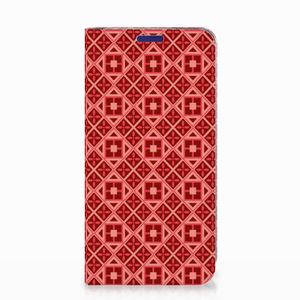 Samsung Galaxy S10e Hoesje met Magneet Batik Rood