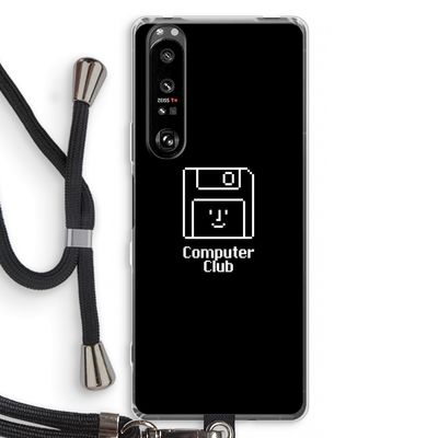 Hello: Sony Xperia 1 III Transparant Hoesje met koord