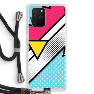 Pop Art #3: Samsung Galaxy S10 Lite Transparant Hoesje met koord