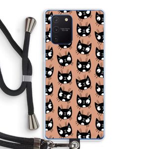 Kat: Samsung Galaxy Note 10 Lite Transparant Hoesje met koord