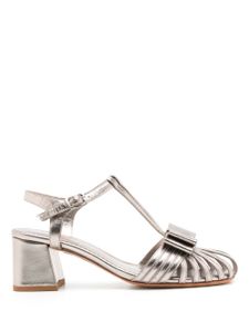 Sarah Chofakian sandales Marly 45 mm en cuir - Argent