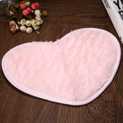 Hart vorm antislip Bad matten keuken tapijt huis decoratie (roze)