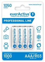 Herlaadbare batterijen everActive Ni-MH R03 AAA 1050 mAh Professional Line