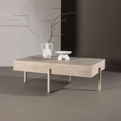Nohr Salontafel 'Bernard' Travertin look, 126 x 82cm