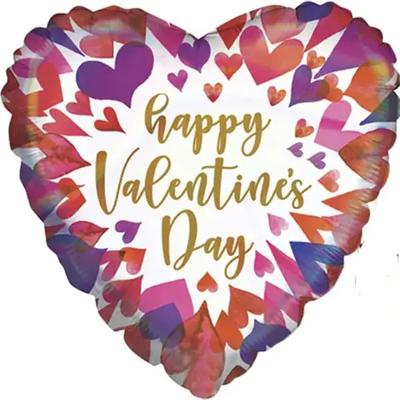 'Ballon 'Happy Valentines Day' Ombre' kopen? | FOR YOU GIFTS