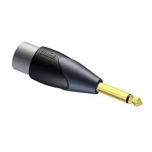 Procab CLP126 XLR male naar mono jack male adapter