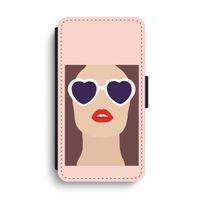 Red lips: iPhone XS Max Flip Hoesje