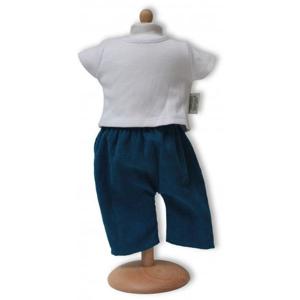 Broek met T-shirt blauw/wit 29-32cm