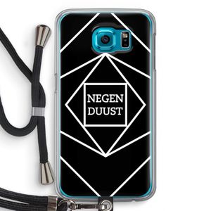 Negenduust geometrisch: Samsung Galaxy S6 Transparant Hoesje met koord
