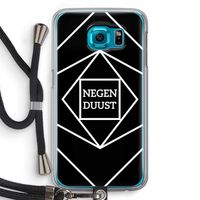 Negenduust geometrisch: Samsung Galaxy S6 Transparant Hoesje met koord