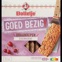 Bolletje Goed Bezig! Cranberry 9 Stuks 210 g bij Jumbo