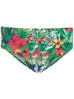 Amir Slama short de bain à fleurs - Vert - thumbnail