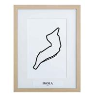 Formule 1 Circuit Imola 3D Print - Hout