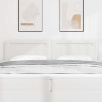 LED Hoofdbord Wit 200 cm Nep Leer