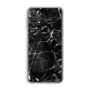 Zwart Marmer 2: Samsung Galaxy A32 5G Transparant Hoesje