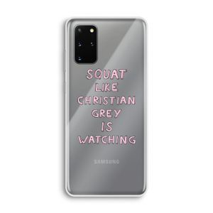 Christian Grey: Samsung Galaxy S20 Plus Transparant Hoesje