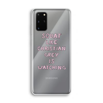Christian Grey: Samsung Galaxy S20 Plus Transparant Hoesje