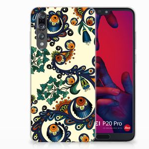 Siliconen Hoesje Huawei P20 Pro Barok Flower