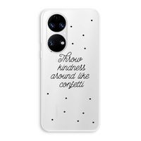 Confetti: Huawei P50 Transparant Hoesje