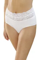 Dames taille slip Modal kant - Comfortabele kanten hoge dames onderbroek - Huidvriendelijk