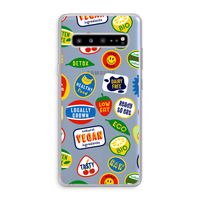 Fruitsticker: Samsung Galaxy S10 5G Transparant Hoesje