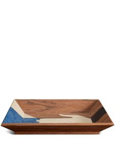 L'Objet plateau Edgar en bois - Marron