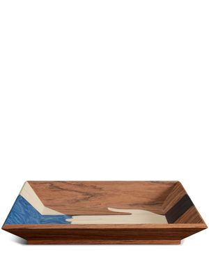 L'Objet plateau Edgar en bois - Marron