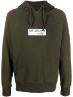 Fay hoodie à logo imprimé - Vert