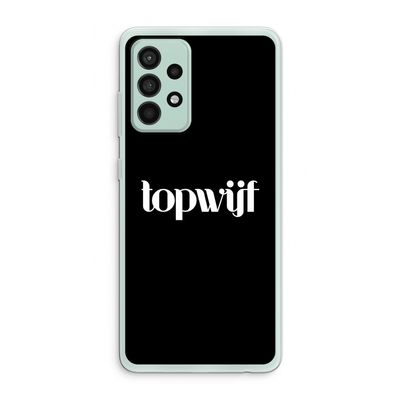 Topwijf Zwart: Samsung Galaxy A52s 5G Transparant Hoesje