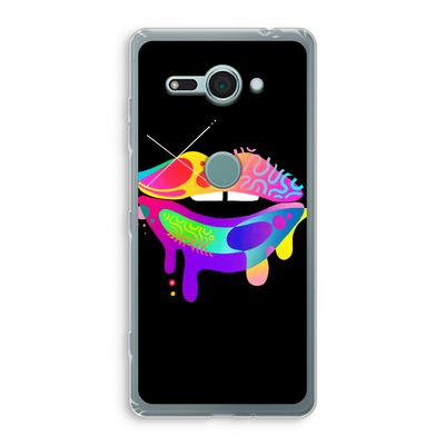 Lip Palette: Sony Xperia XZ2 Compact Transparant Hoesje