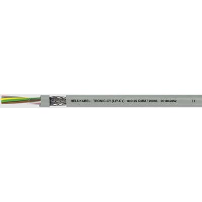 Helukabel 16026-1000 Datakabel LiYCY 2 x 0.75 mm² Grijs 1000 m