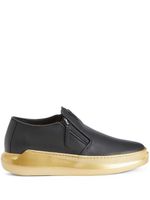 Giuseppe Zanotti mocassins Conley en cuir - Noir - thumbnail