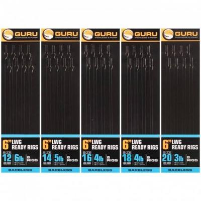 Guru LWGS Pole Rigs 15Cm Size 14 - 0,15 mm