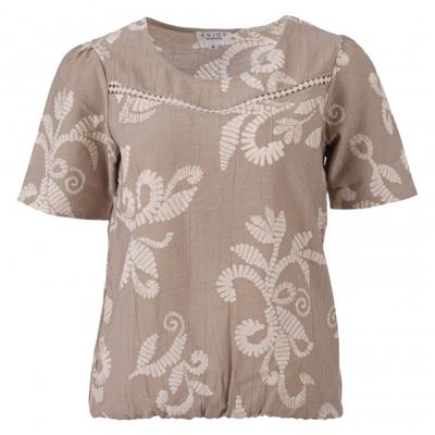 Enjoy - Beige | Dames | Blouse | Beige | L | regular | Kamst mode