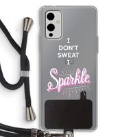 Sparkle quote: OnePlus 9 Transparant Hoesje met koord