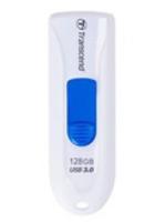 Transcend JetFlash® 790 USB-stick 128 GB Wit, Blauw TS128GJF790W USB 3.2 Gen 2 (USB 3.1) - thumbnail