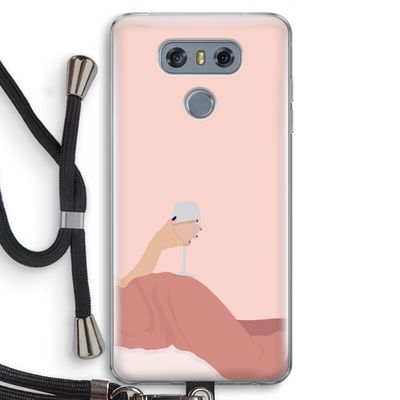 Wine: LG G6 Transparant Hoesje met koord