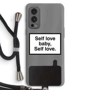 Self love: OnePlus Nord 2 5G Transparant Hoesje met koord