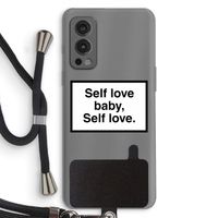 Self love: OnePlus Nord 2 5G Transparant Hoesje met koord