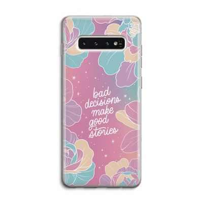 Good stories: Samsung Galaxy S10 4G Transparant Hoesje