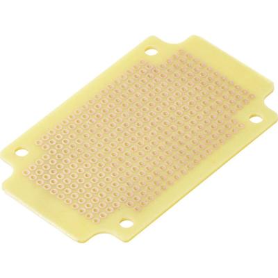 TRU COMPONENTS 98003C10 Experimenteer printplaat Hardpapier (l x b) 76.5 mm x 46.5 mm 35 µm Rastermaat 2.54 mm Inhoud 1 stuk(s)
