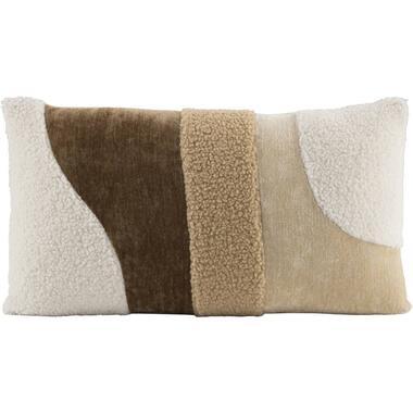 Sierkussen Brent - beige/crème - 30x50 cm - Leen Bakker