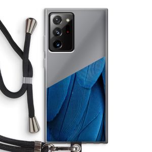 Pauw: Samsung Galaxy Note 20 Ultra / Note 20 Ultra 5G Transparant Hoesje met koord