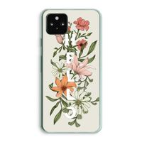Hello bloemen: Google Pixel 5a 5G Transparant Hoesje