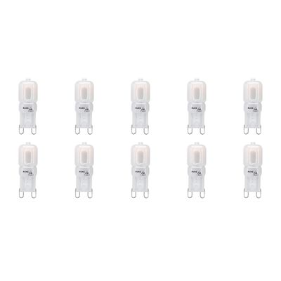 LED Lamp 10 Pack - Aigi - G9 Fitting - 2W - Warm Wit 3000K | Vervangt 18W