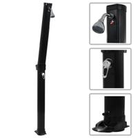 VidaXL Solardouche inklapbaar 23 l 214 cm zwart