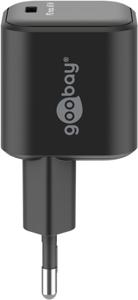 Goobay 65331 oplader voor mobiele apparatuur Hoofdtelefoons, Mobiele telefoon, Smartphone Zwart AC Snel opladen Binnen