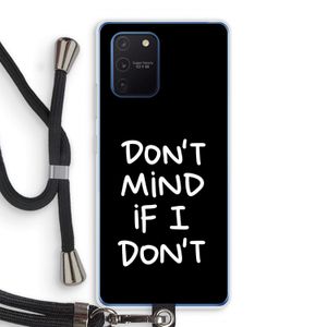 Don't Mind: Samsung Galaxy Note 10 Lite Transparant Hoesje met koord