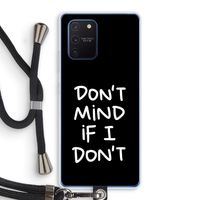 Don't Mind: Samsung Galaxy Note 10 Lite Transparant Hoesje met koord