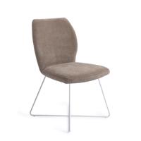 Jesper Home Eetkamerstoel 'Ikata' Cross White, kleur Mocha Mist
